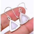 thumbnail image 2 of Pink Aragonite Handmade Gemstone 925 Sterling Silver Jewelry Earring 1.40" A346, Beautiful Jewelry For Woman, New Year Sale, Valentin's Day Gift, 2 of 2