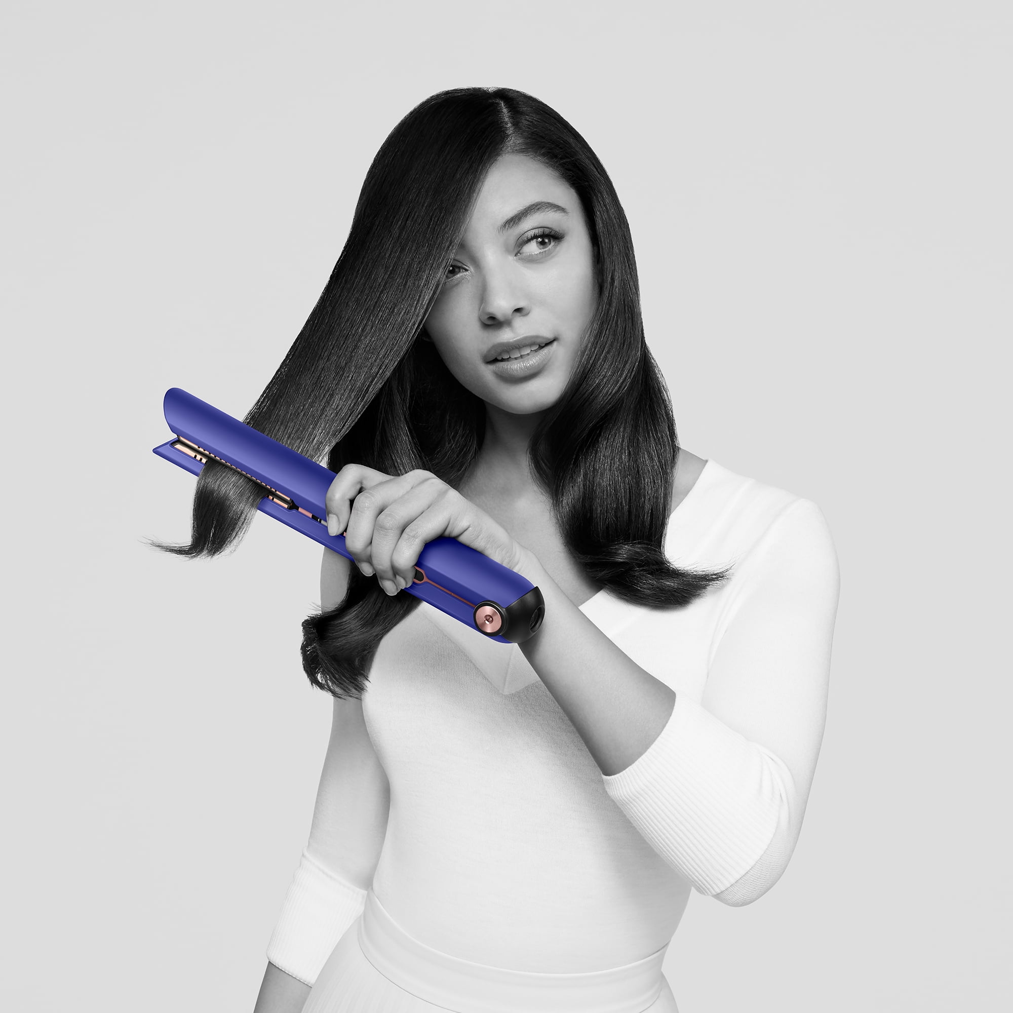 Premium Dyson Corrale™ Origin Straightener | Vinca-Blue/Rosé