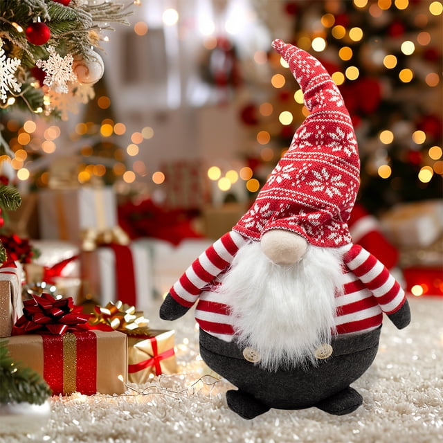 Figura Decorativa de Gnomo Navideño