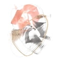 thumbnail image 2 of Goldberger, Jennifer 20x24 Black Ornate Wood Framed with Double Matting Museum Art Print Titled - Blushing Circularity I, 2 of 4