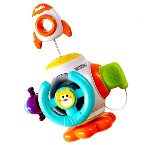 Baby Travel Toy – Sensory Toys for Toddlers 2 3 Years Old - Montessori Learning Toys 18 24 Months-Gift for Boys and Girls (Rocket)