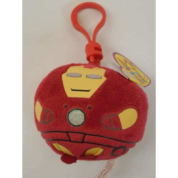 Iron Man Beanie Ballz Stuffed Toy Keychain (1ct)
