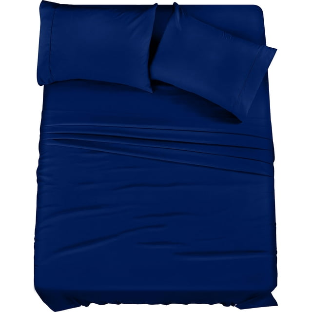 Juego de sábanas Utopia Bedding King de microfibra cepillada, 4 piezas