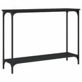thumbnail image 1 of vidaXL Console Table Black 101x30.5x75 cm Engineered Wood, 1 of 5