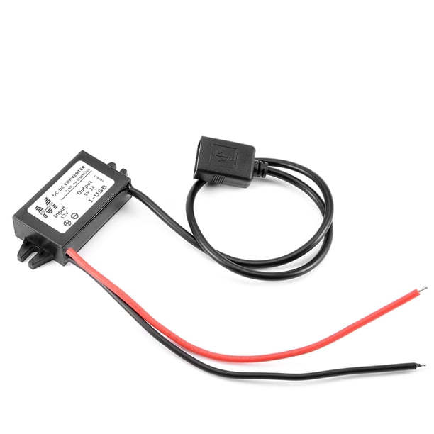 Transformador convertidor de potencia regulador Uxcell DC 12V a 5V 3A 15W
