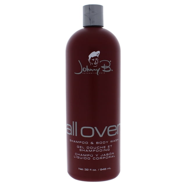 All Over Shampoo and Body Wash by Johnny B for Men - 32 oz Shampoo and Body Wash