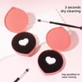 thumbnail image 2 of Heart-shaped cleaning box for makeup brushes and powder containers quick cleaning tools, 2 of 8