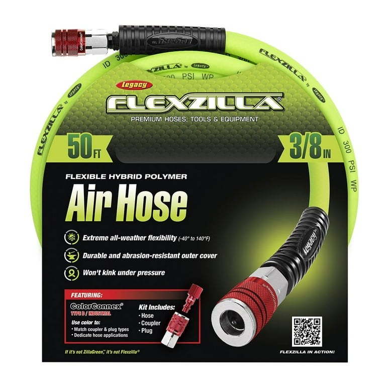 Flexzilla 1/4 X 100 Air Hose With 1/4 MNPT Fittings, 57 OFF