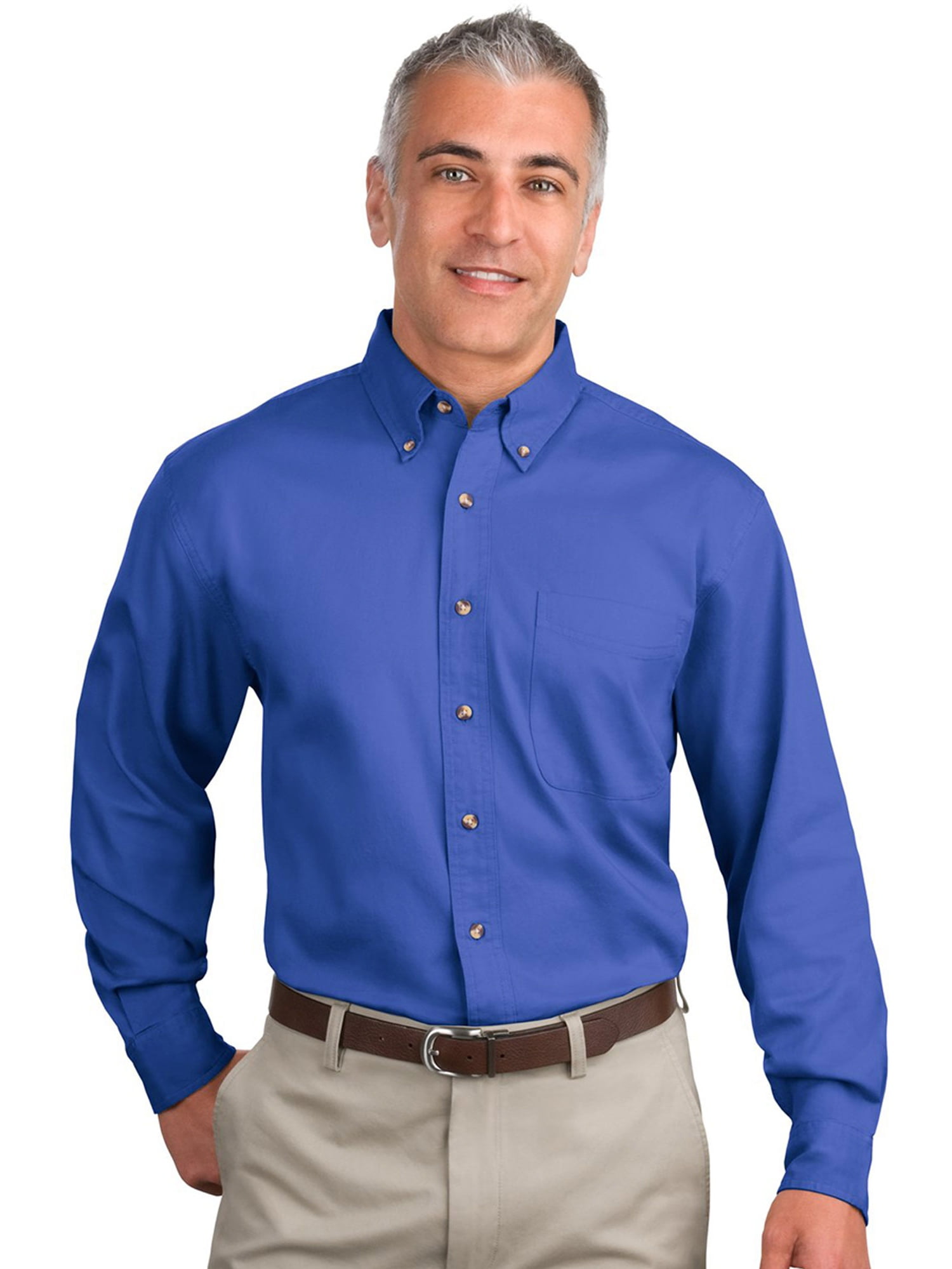 Port Authority - Port AuthorityÂ® Long Sleeve Twill Shirt. S600T Faded 