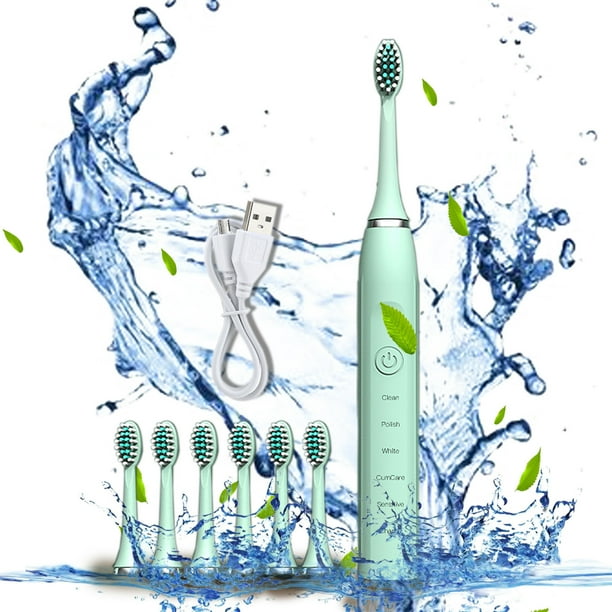 RKSTN Electric toothbrush Toothbrush, Toothbrush With 6 Brush Heads, 5 Cleaning Modes,Smart 20-speed Timer Toothbrush IPX7 -Newly Upgraded Electr