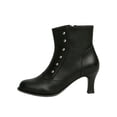 thumbnail image 3 of Willtoo Low Heel Ankle Boots for Women Comfortable Closed Round Toe Two-Toned Short Boots Chunky Heel Booties with Side Zipper Fall Winter Dress Shoes, 3 of 6