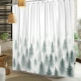 thumbnail image 4 of Lfeey Pine Forest Shower Curtain, Natural Landscape Bathroom Waterproof Shower Curtain with 14 Hooks, 72x84 inch, 4 of 5