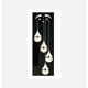 thumbnail image 2 of Lampara Colgante Poula 4 Luces Iluminación Luz Vic Innovador, 2 of 2