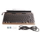 thumbnail image 1 of Teclado mecánico con interruptor azul, teclado de máquina de escribir 83 teclas Teclado mecánico Bluetooth Teclado de máquina de escribir Instalación sin esfuerzo, 1 of 8