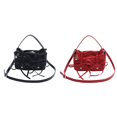 thumbnail image 1 of Bolso Hombro Fruncido para Mujer Con Lazo en La Axila Hobo Cuero PU (), 1 of 8