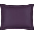 thumbnail image 5 of Chezmoi Collection Dark Purple Down Alternative Comforter Oversized King - 3-Piece All Seasons Lightweight Comforter Set - Microfiber Comforter Duvet Insert with Corner Tabs, 5 of 5