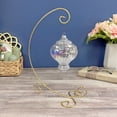 thumbnail image 4 of Bard's Gold-toned Ornament Stand, Large, 12" H x 5" W x 8" D, Pack of 2, 4 of 5