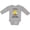 AC-Heather Grey, variant on Inktastic Cute Bee Nana's Little Honeybee with Stars Boys or Girls Long Sleeve Baby Bodysuit