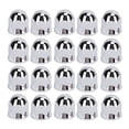 thumbnail image 2 of Lug Nut Covers, 33mm Bullet Flanged ABS Chrome Anti Rust Push On Nut Cover Cap Easy Installation for Trucks Trailers, 2 of 7