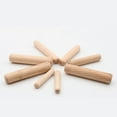thumbnail image 4 of Wosthever 50 unids/set de varillas de madera de eucalipto, manualidades DIY, varillas de madera redondas fuertes y duraderas Decoración del hogar, 4 of 6