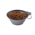 thumbnail image 5 of Dexas Pets Collapsible Travel Cup, Small/1 Cup Capacity, Light Gray, 5 of 5