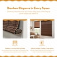 thumbnail image 3 of Radiance Cordless Blinds Shades, Bamboo Blinds for Semi-Private Light Control, Cocoa, 27” x 64”, 3 of 18