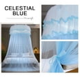 thumbnail image 3 of Pirncess Bed Canopy for Girls & Adults, Round Dome Ombre Canopy Bed Curtains Mosquito Net Play Tent for Kids Teen Adult King Queen Full Double Bed, 3 of 3