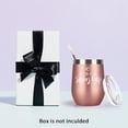 thumbnail image 5 of Grandma Gift-Gigi''s Sippy Cup Wine Tumbler with Lid and Straw, Gifts for Grandma Gigi Grandmother Mother''s Day Birthday Christmas, Insulated Stainless Steel Wine Tumbler (12Oz, Rose Gold), 5 of 6
