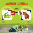 thumbnail image 3 of Juego de cartas a juego de animales, juego de suelo, aprender abecedario con animales, juego a juego, juego educativo de memoria para niños, grandes juegos de animales, juguete de aprendizaje para niñ, 3 of 5