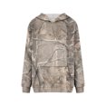 thumbnail image 4 of Mlqidk Women's Camo Hoodie Maple Leaf Print Oversized Sweatshirt Fleece Hooded Sweatshirts with Pocket Casual Fall Pullover Camel 3X-Large, 4 of 5