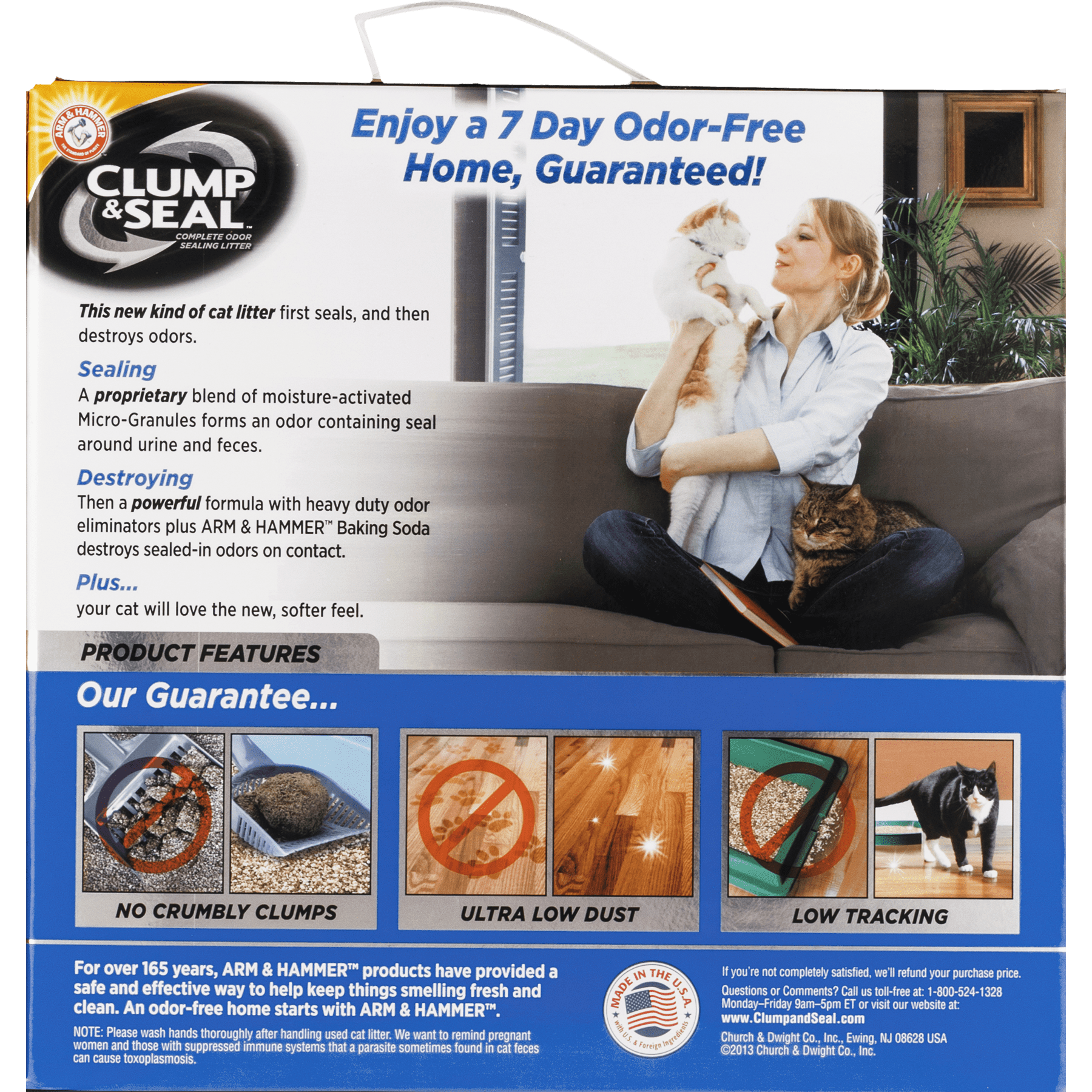 ARM & HAMMER Clump & Seal Cat Litter, Fresh Scent 14lb