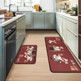 thumbnail image 5 of 2Pcs Kitchen Runner Mat Sets Chef Kitchen Mats for Restaurant Non Slip Waterproof Standing Kitchen Runner Mats 17\u201dx24\u201d+17\u201dx48\u201d, 5 of 6