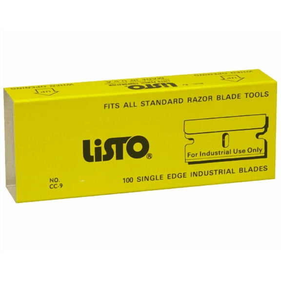 Bulk 1000 #9 Carton Cutter Blade Refills, Fits All Standard Razor Blade Tools