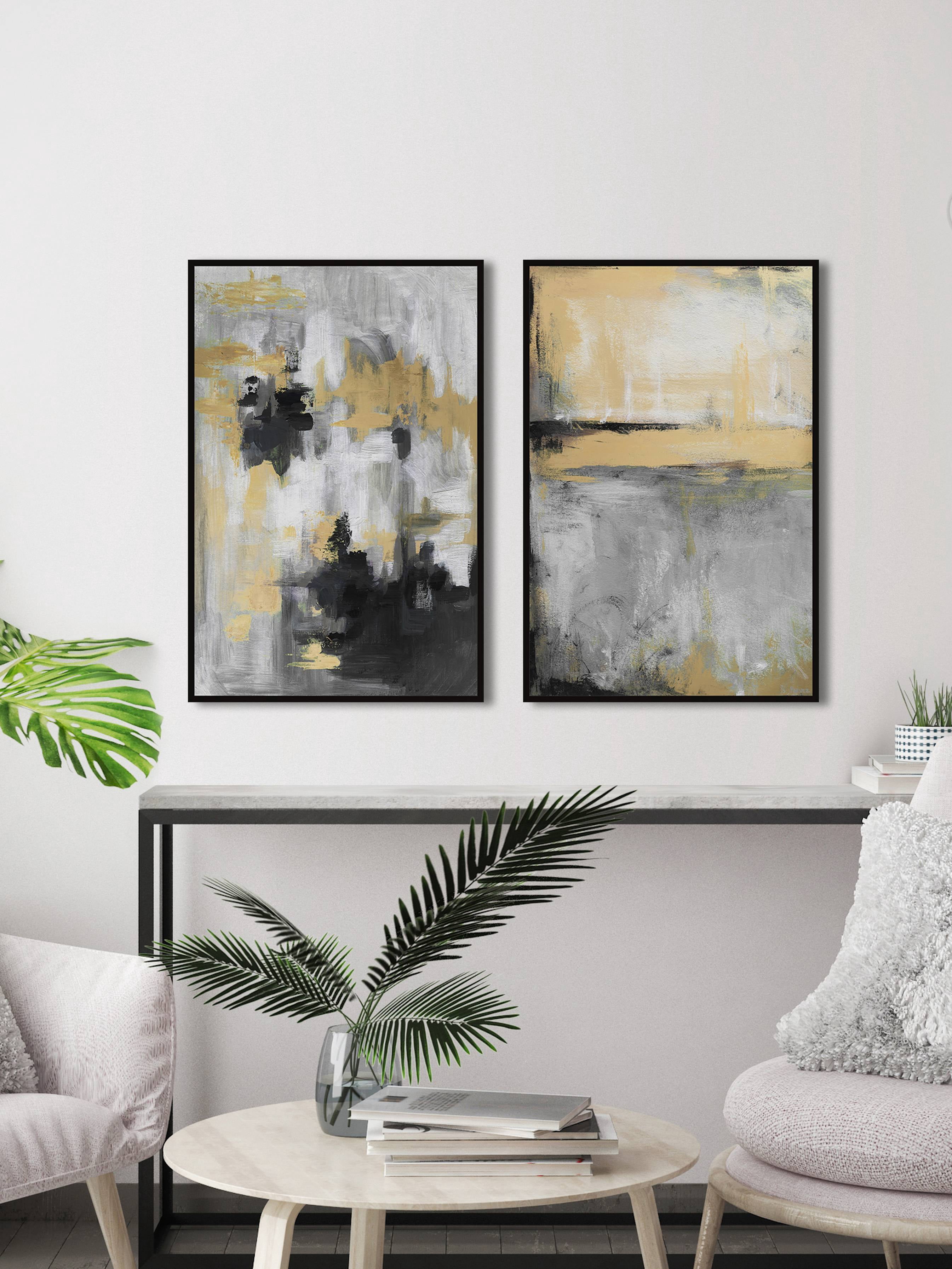 Golden Fog Diptych