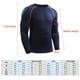 thumbnail image 5 of Camisas de compresión para hombres 3 PCS Capa base elástica de secado rápido, 5 of 7