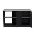 thumbnail image 6 of Depot E-Shop Kitchen Island with Large Countertop, Open Storage Shelves/Double Door Cabinet, 6 of 6