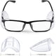 thumbnail image 3 of Protectores laterales para anteojos, protectores laterales deslizantes flexibles para anteojos recetados que se adaptan a anteojos pequeños a medianos, 3 of 5