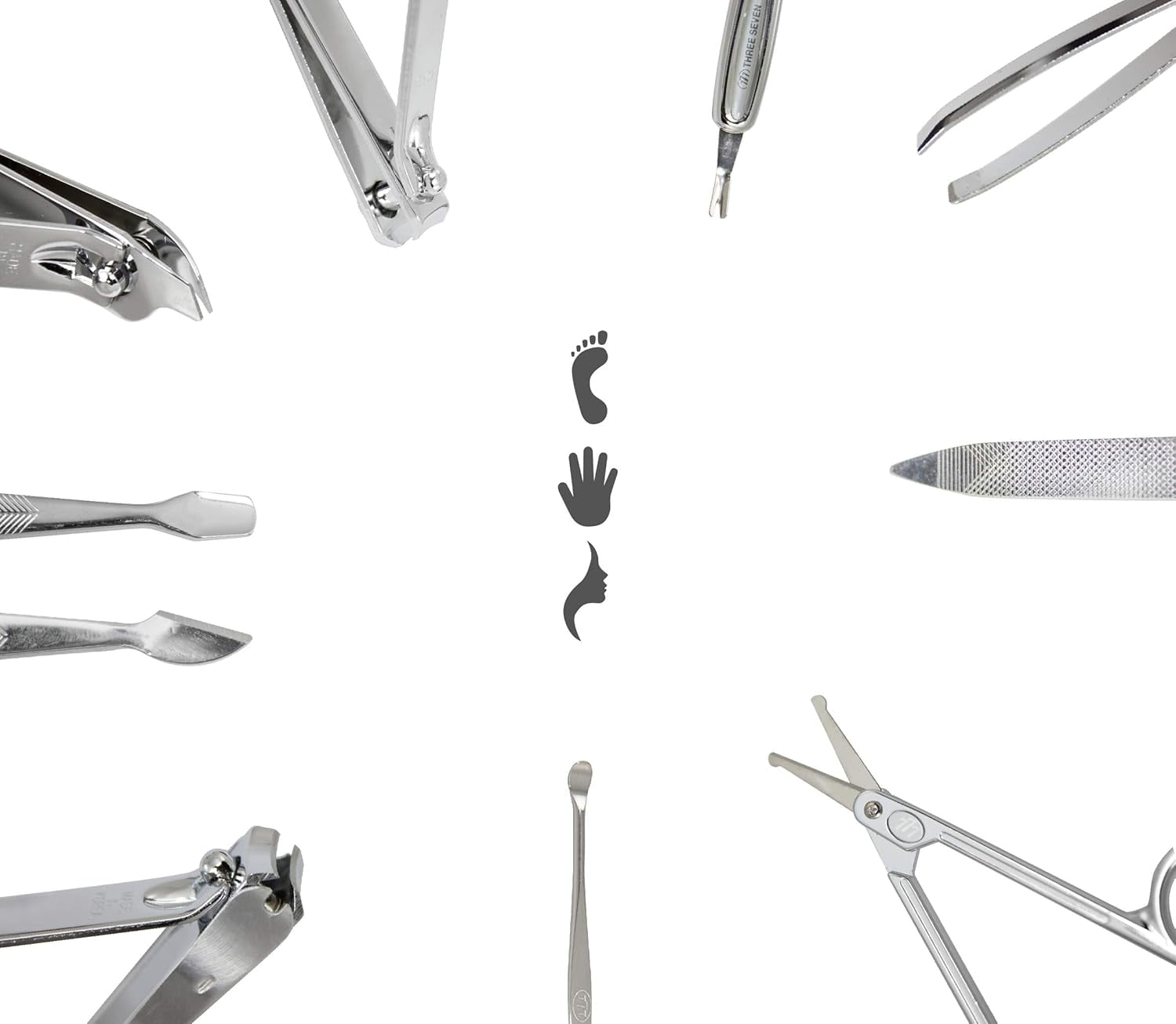 Three Seven, Nail Clipper Set 9pcs TS-343EX, MADE in KOREA