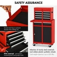 Costway 2 in 1 Tool Chest & with 5 Sliding Drawers Rolling