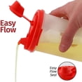 thumbnail image 2 of Almacenamiento de condimentos, recipientes transparentes para especias con pico vertedor inclinado, aptos para lavavajillas y congelador, material plástico de calidad irrompible para uso en, 2 of 3