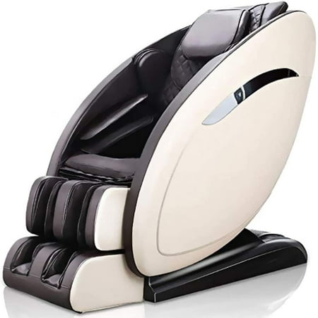 Massage Chair, Zero Gravity, 3D Full Body and Recliner with Heat, Yoga Stretching, Vibrator& Foot Roller,Brown