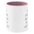 thumbnail image 2 of Coworker Gifts Two-Tone 11oz Mug I'm not a control freak but can I show you, 2 of 4