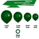 thumbnail image 2 of Kit de arco con forma de guirnalda con globos de látex, color verde oscuro, 106 piezas, para fiestas, 2 of 6