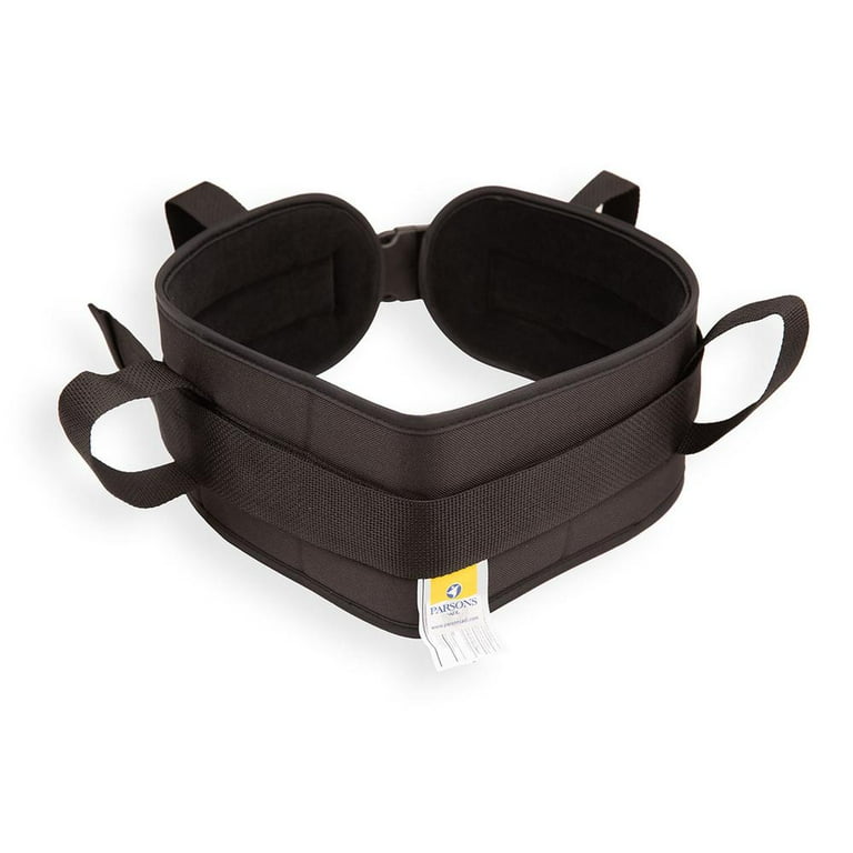 Padded transfer belt, side release buckle, large, black Padded transfer belt, side release buckle, large, black