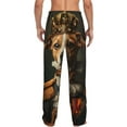 thumbnail image 3 of Daiia Modern Cute Dog Men's Sleep Pant with Pockets and Drawstring,Pajama Pants-Medium, 3 of 9
