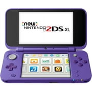 Restored New Nintendo 2DS XL System w/ Mario Kart 7 Pre-installed, Purple & Silver