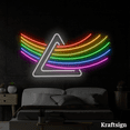thumbnail image 2 of Craftnamesign Rainbow Neon Sign, Rainbow Wall Art, Bedroom Living Decor, 2 of 4