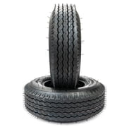 Roadstar 2PCS 4 PR Trailer Tires, 4.80-8