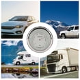 thumbnail image 4 of Dashboard Clock Stick on, Car Temperature Humidity Meter, Luminous Vent Clocks Watch for Vehicles RVs Trucks Home, 4 of 8