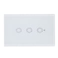 thumbnail image 1 of Sonew Smart Touch Switch,1/2/3 Gang Smart WIFI Wireless Touch Switch Panel US Standard Switch Remote APP Control,Wireless Touch Switch, 1 of 9